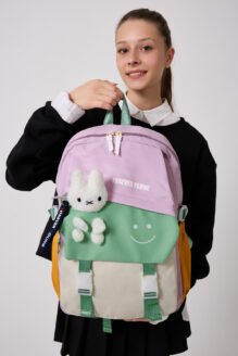 Ayıcıklı Sırt Ve Okul Çantası